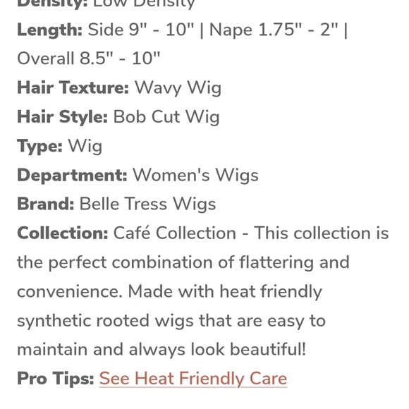 NWT BelleTress Vienna Roast wig - Picture 12 of 14